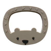 Bijtring Bear Teether, Mauve                    